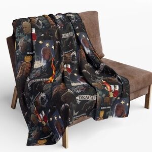 I Am The Blood Of The Dragon Daemon Targaryen House Of The Dragon Fleece Blanket